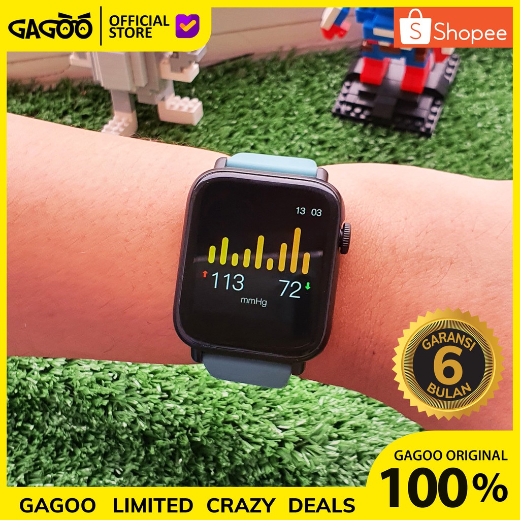 Smartwatch TensiMeter Digital [ORIGINAL] ODEVA G1 smart watch Thermometer Oximeter | Garansi Resmi