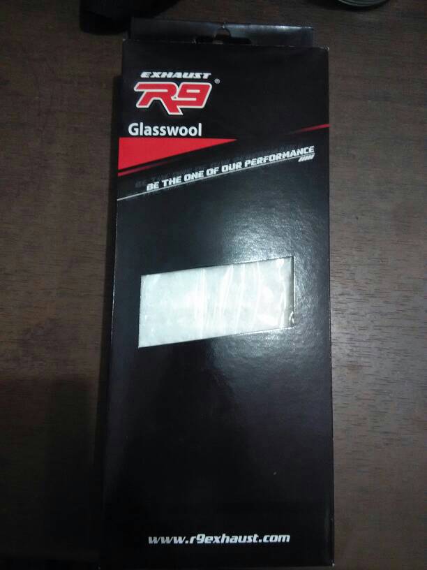 glasswool gaspul gasbul R9 knalpot peredam racing asli