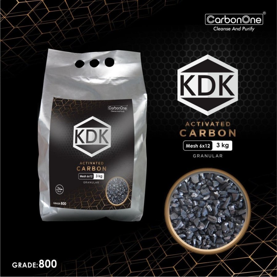 Carbon Aktif Filter Air | KDK 800 8x30 3 kg