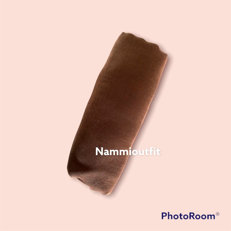 Hijab Segi Empat Paris Premium Free Gift-Coklat