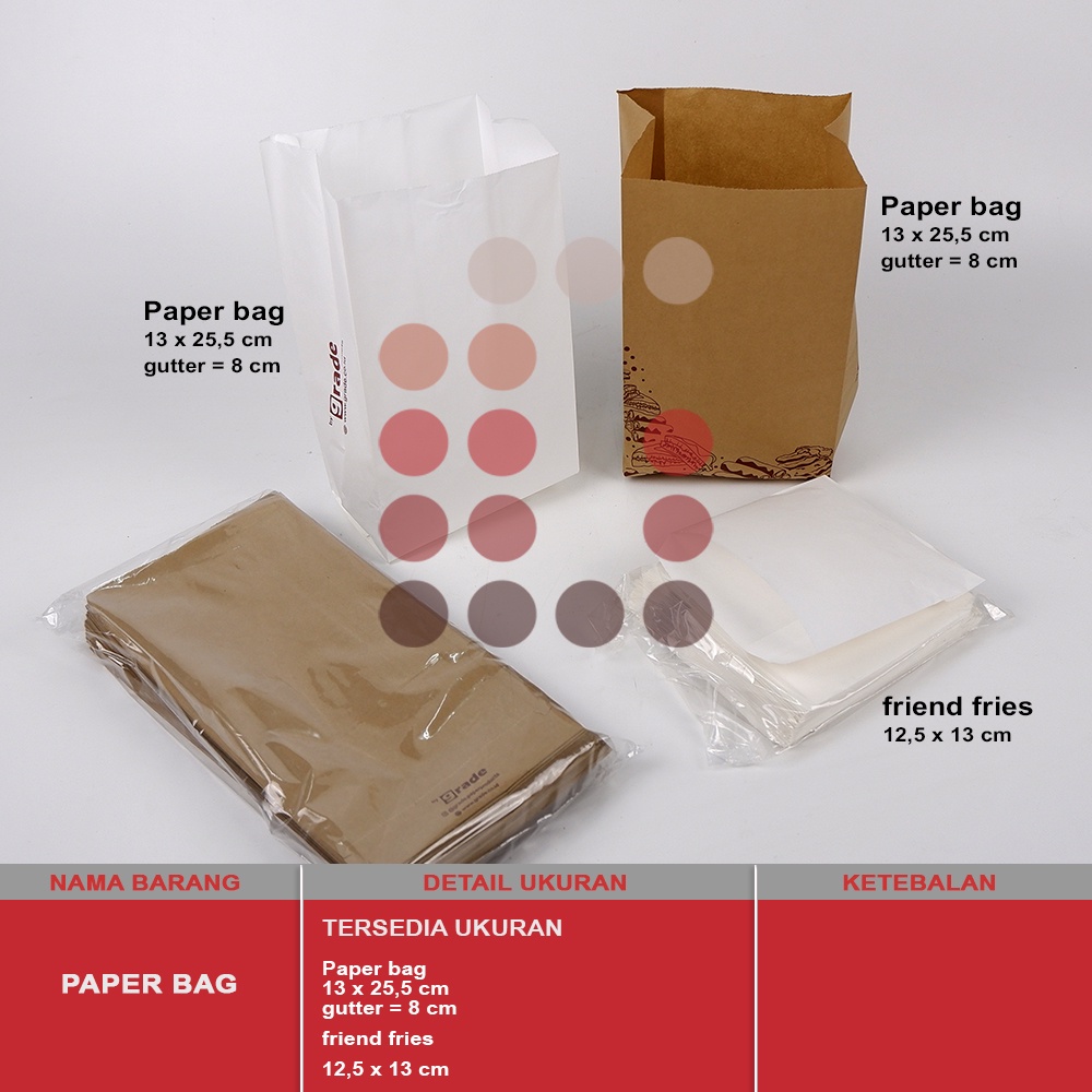 PAPER BAG / KANTONG KERTAS ISI 100 PCS