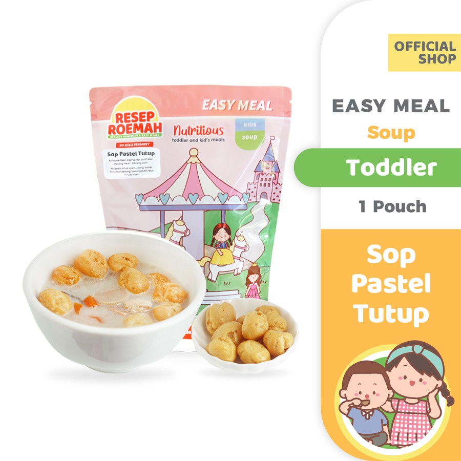 

ResepRoemah Sup Pastel Tutup / Cream Cottage Soup / Toddler & Kids / Healthy Frozen Mpasi / No MSG