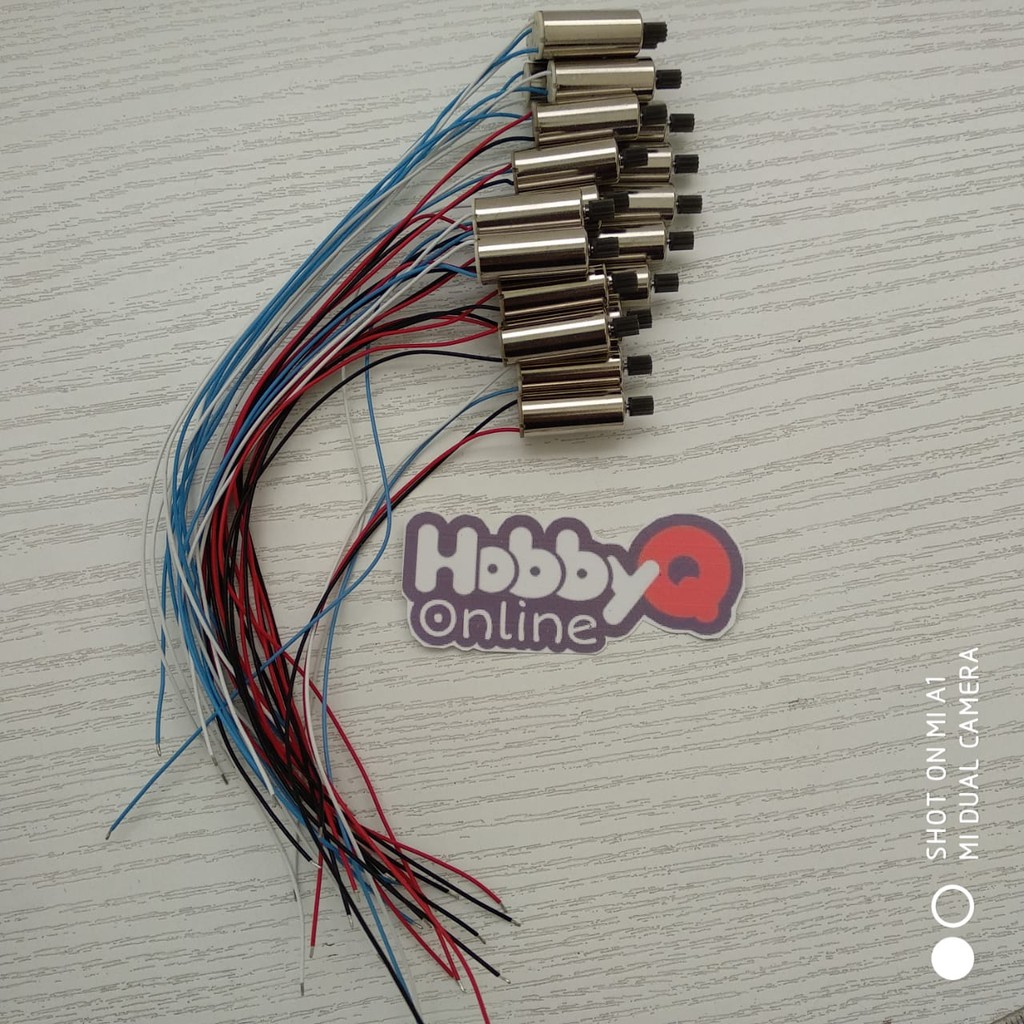 Motor 8520 2pcs Dinamo untuk Drone S176 CSJ Toysky 3.7V Original Sparepart