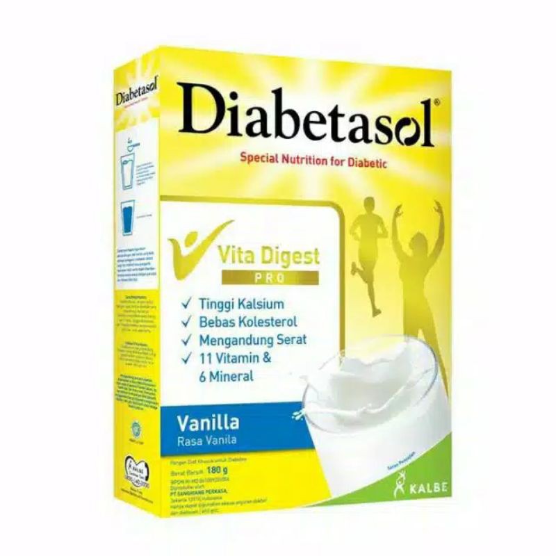 

DIABETASOL MILK VANILLA/COKLAT/CAPPUCINO 180gr