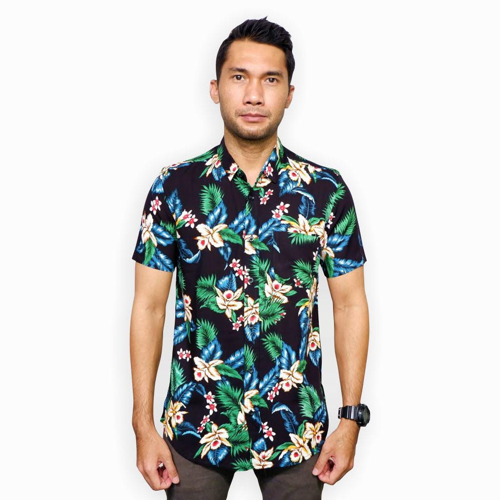 LOCCAL KEMEJA SUMMER NAVAJO BLUE