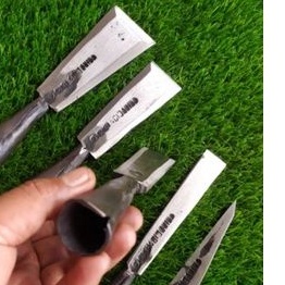 Pahat kayu tatah ukir bahan baja 1set (5) cap wayang