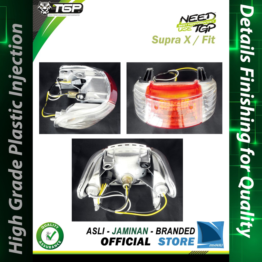 Lampu Belakang / Stop Honda Supra X, Supra Fit KOMPLIT - Rear Lamp Assy TGP