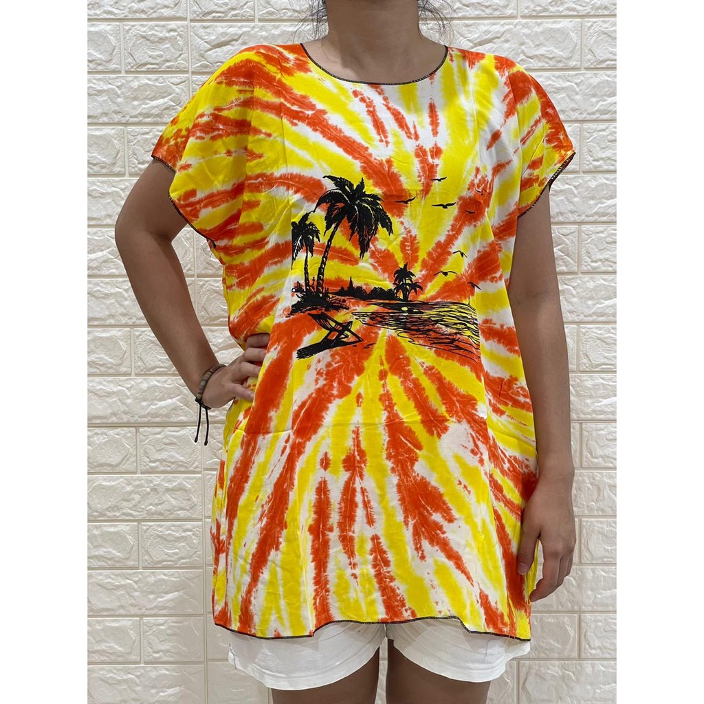 BAJU BALI JUMBO Tie Dye Neci XXXL TD/B Printing