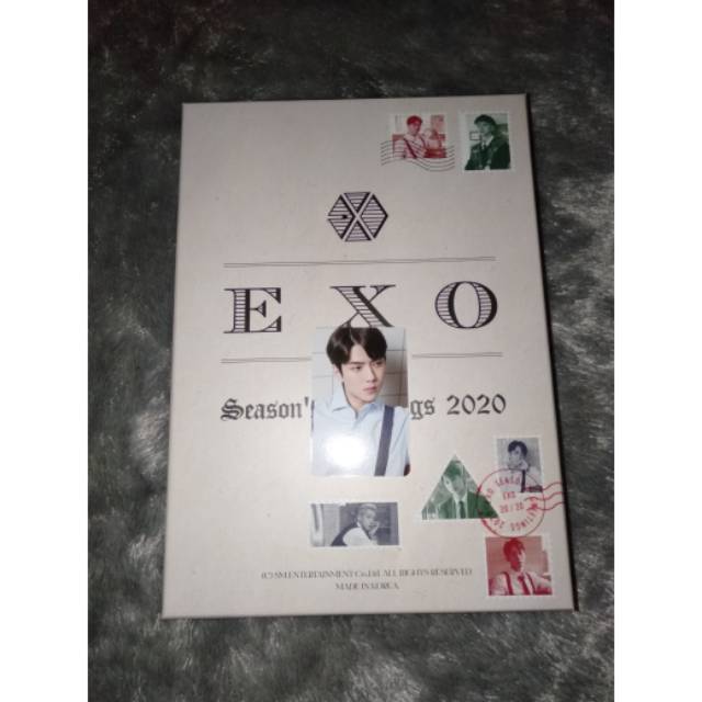 EXO Sehun Photocard Benefit Season Greeting