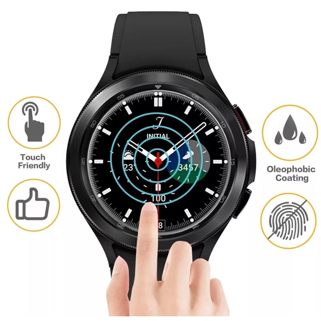 Tempered glass samsung Galaxy Watch 4 5 CLASSIC ACTIVE 42mm 46mm 40MM 44MM Galaxy watch 5 Pro anti gores