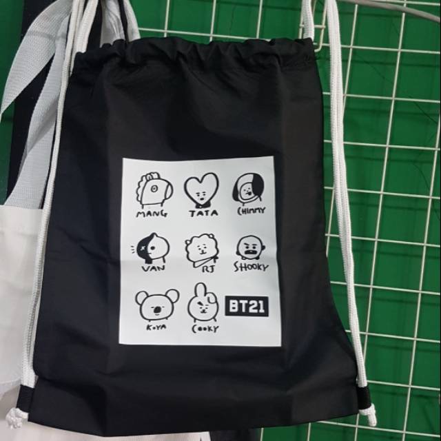 TAS BT21 KPOP TAS SERUT RANSEL BTS BANGTAN BOYS