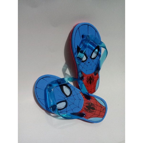 sandal jepit anak _ spidermen _ laba &quot;  ukuran 7,5 / 8 / 8,5