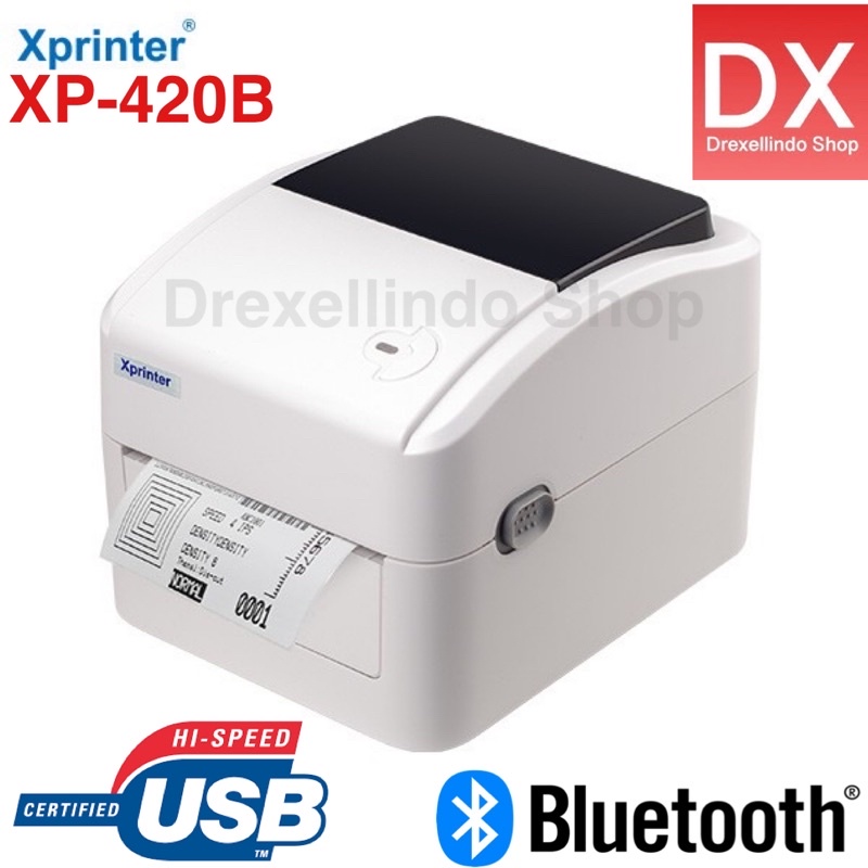XPRINTER XP-420B Label Barcode Sticker Thermal USB BLUETOOTH