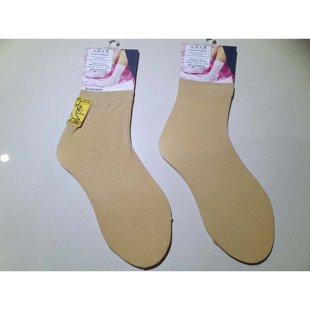 Kaos Kaki Wanita Bahan Stoking Stocking Nilon Elastis diatas mata kaki