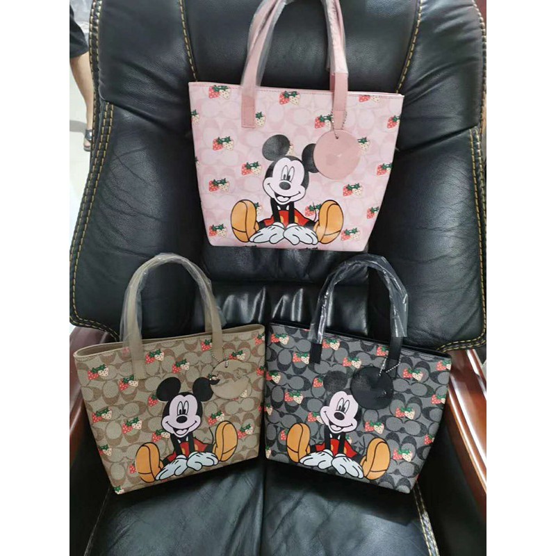 Mickey Coach Tote Bag 8116# Tas Import Wanita Fashion
