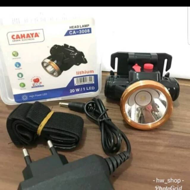 Senter kepala  heamlipt 3008 . Senter kepala cahaya . Senter kepala