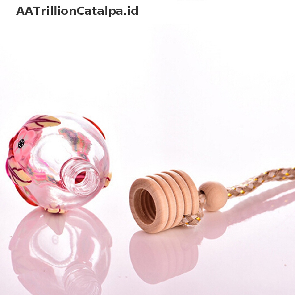 Aatrillioncatalpa 1Pc Botol Parfum Kosong Bahan Kaca Aneka Warna Untuk Mobilrumah