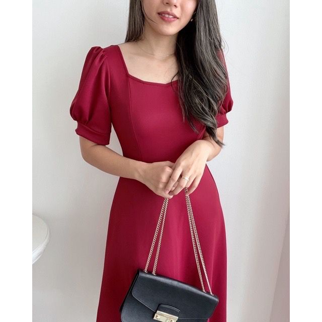 Toply Shop Dres wanita Hyuna / Gaun wanita elegant pesta / pakaian wanita terbaru