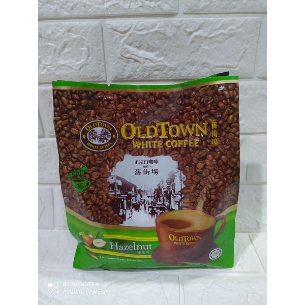 

Old Town White Coffe Hazelnut 40gr x 15Pc 600Gr