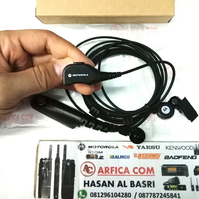 EARPHONE HT MOTOROLA GP 338 GP 328 ATS 2500 HEADSET FBI MOTOROLA