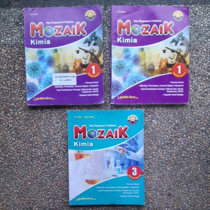 buku Mozaik Kimia sma kelas 10.11.12 revisi Kurikulum 13