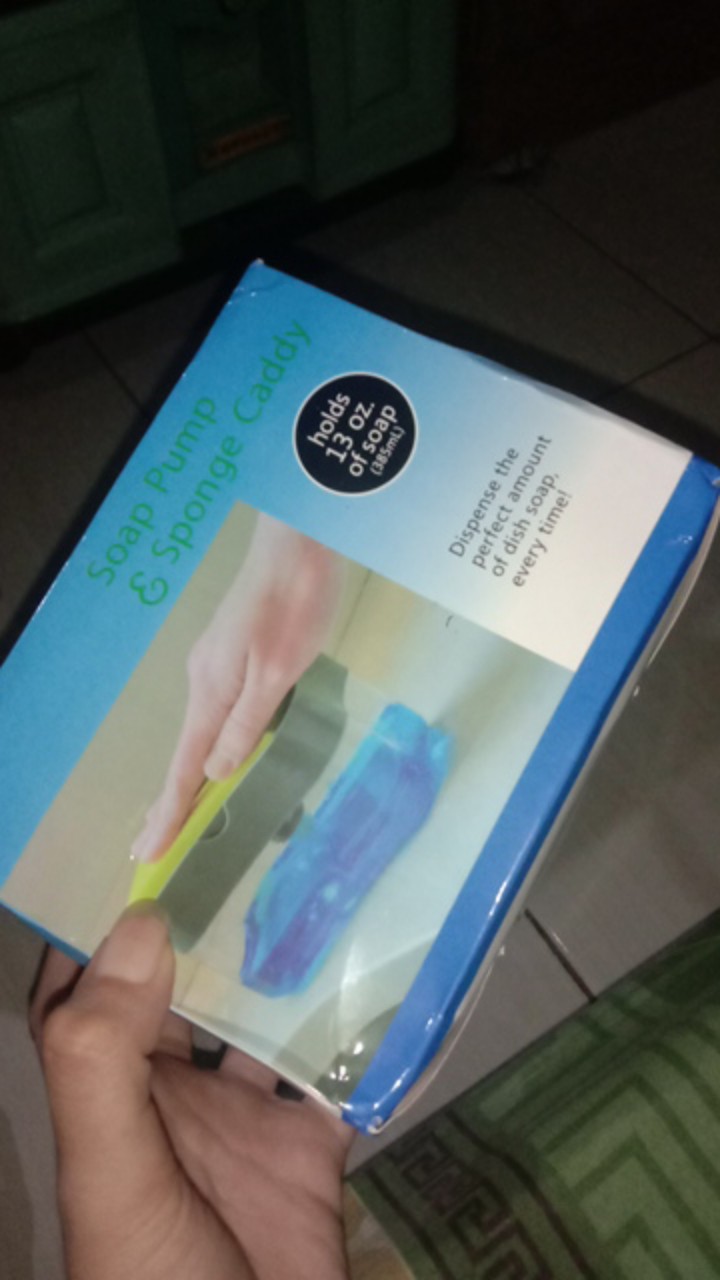 Soap Pumpholder Spons Dispenser Sabun Peralatan Dapur