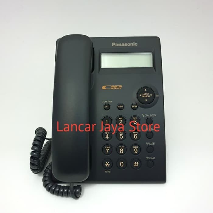 Jual Telepon Meja Kantor Telpon Rumah Panasonic Kx Tsc11 Hitam
