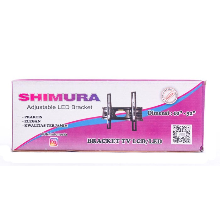 Shimura Bracket TV LCD LED 10-32Inch Adjustable SMR1032WP