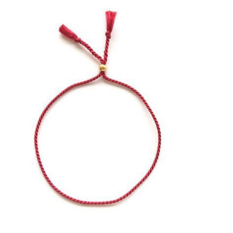 gelang tali merah gelang handmade merah gelang unik gelang simple gelang rajut gelang tali gelang benang gelang