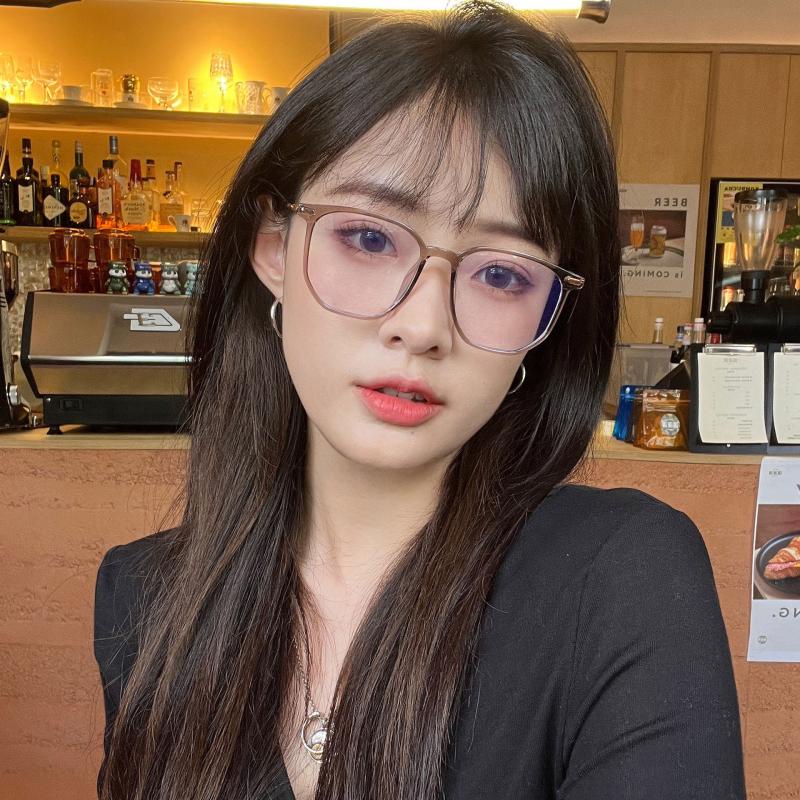 Kacamata Anti Radiasi Komputer Blue Light Lensa Pengganti Gaya Korea Untuk Pria Dan Wanita TR90