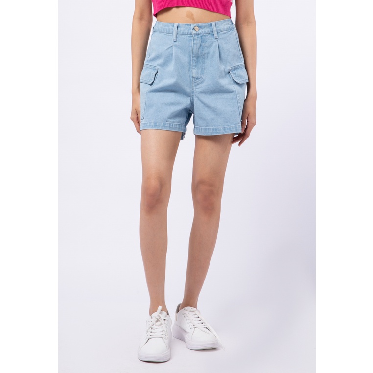 COLORBOX Cargo Denim Short Pants Blue