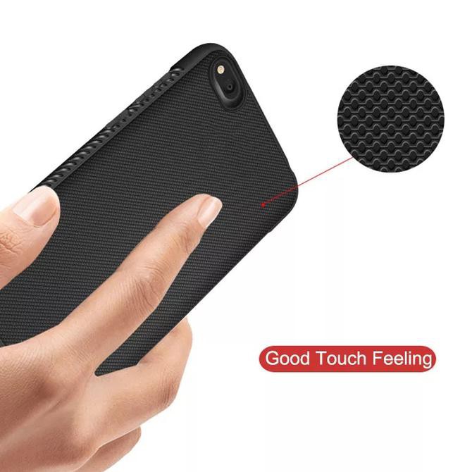 Xiaomi Redmi Note 5A Case Shockproof Anti Slip Slim Black Matte Casing - Hitam New Hokyti