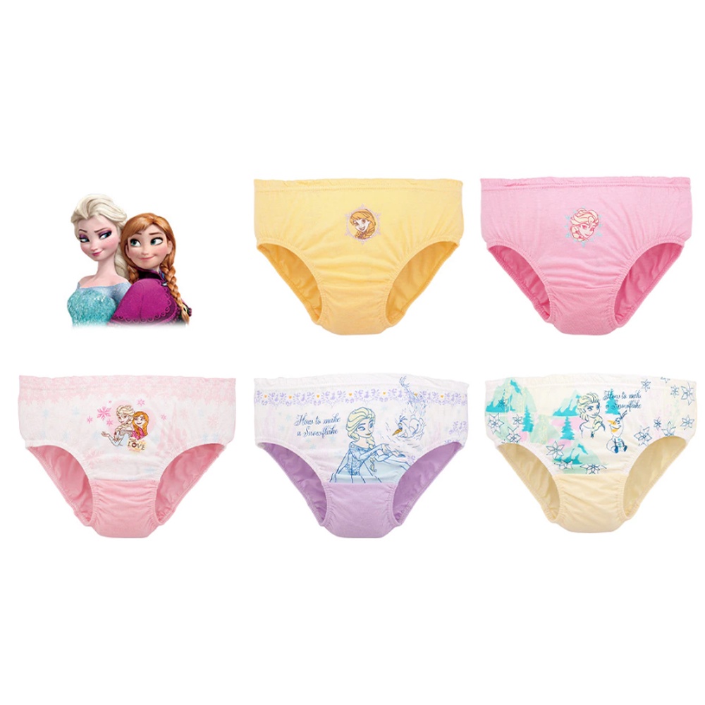 SET 5 Pcs Celana Dalam Anak Perempuan FROZEN Celana Dalam Kolor Anak dengan Box Kolor Anak Perempuan Import