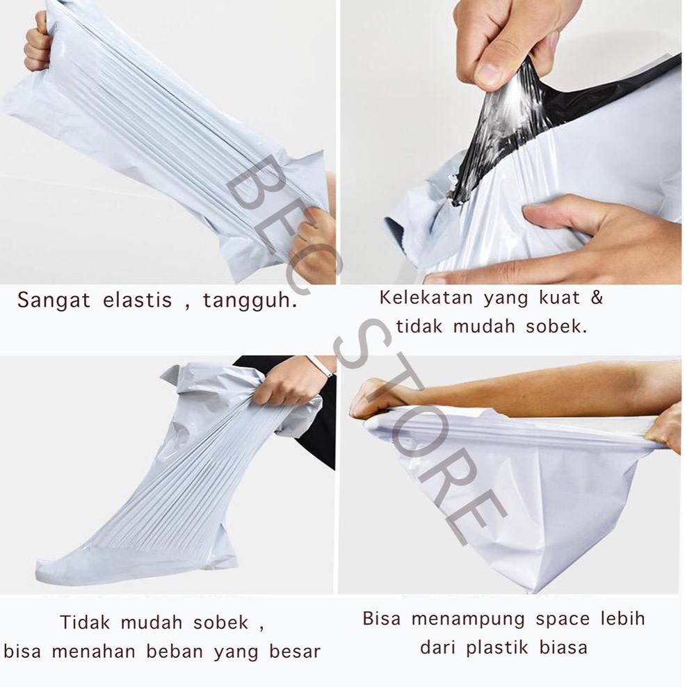 

Nw4> [TERMURAH] ISI 100LEMBAR PLASTIK POLY MAILER PLASTIC PACKING ONLINE WARNA PUTIH KUALITAS PREMIU