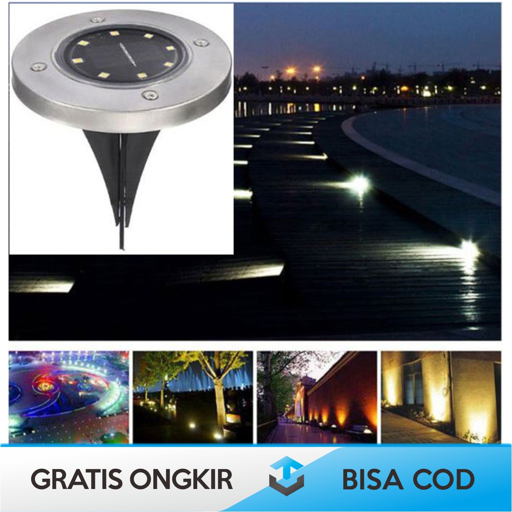 LAMPU TAMAN OUTDOOR LED ORIGINAL TAFFLED WATERPROOF - LAMPU LANTAI TAMAN LED ORI TAFFLED ANTI AIR