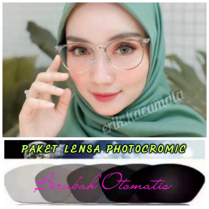 FRAME KACAMATA 6214 LENSA PHOTOCROMIC | ANTIRADIASI |