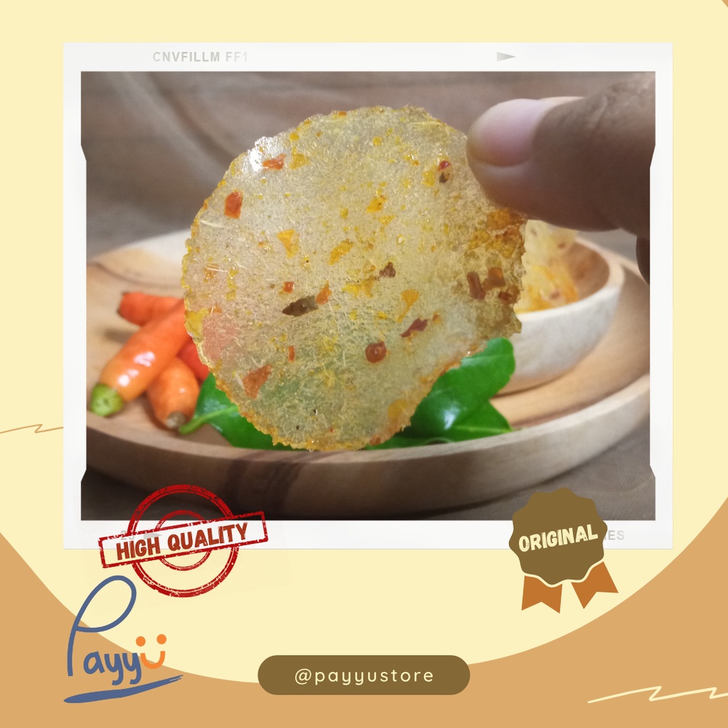 

KERIPIK KACA/ KERIPIK KACA DAUN JERUK/KERIPIK KACA PEDAS/KERIPIK KACA PEDAS/ORIGINAL DAUN JERUK 27 g