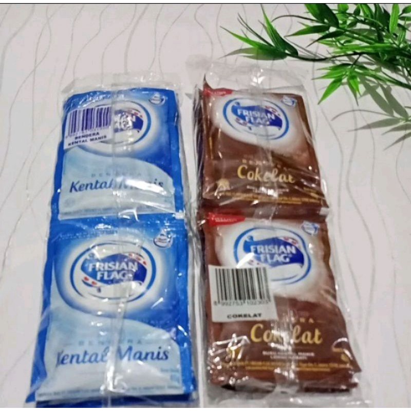 

Susu kental manis Frisian Flag isi 6 shaset