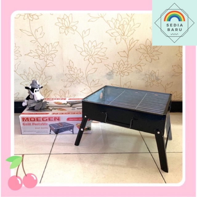 Moegen Portable Grill Pan BBQ Outdoor