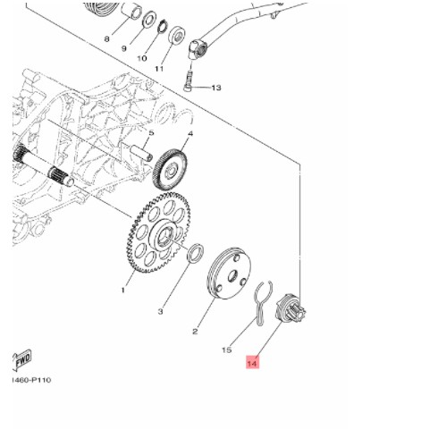 gigi pick pinion selah engkol mio m3 s z soul gt fino xride 125 pnp nouvo mio sporty karbu ori ygp