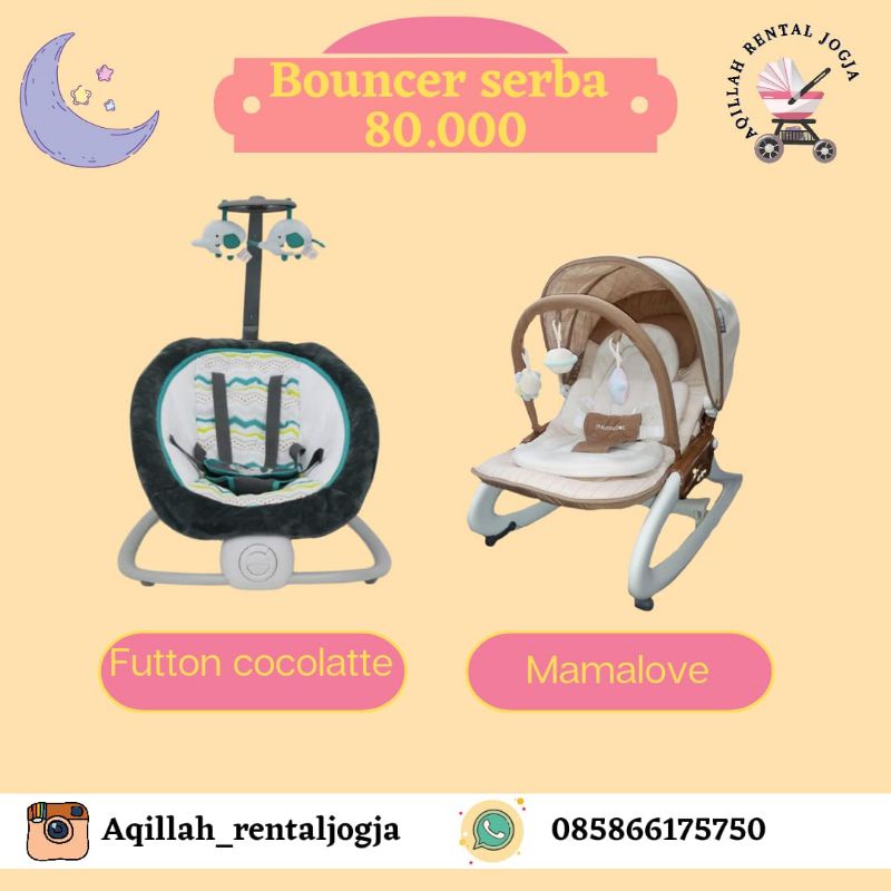 bouncer cocolatte sewa Jogja tidak dijual