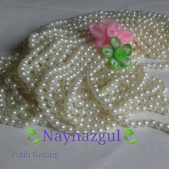 MUTIARA ABS 8 MM MUTIARA RINGAN