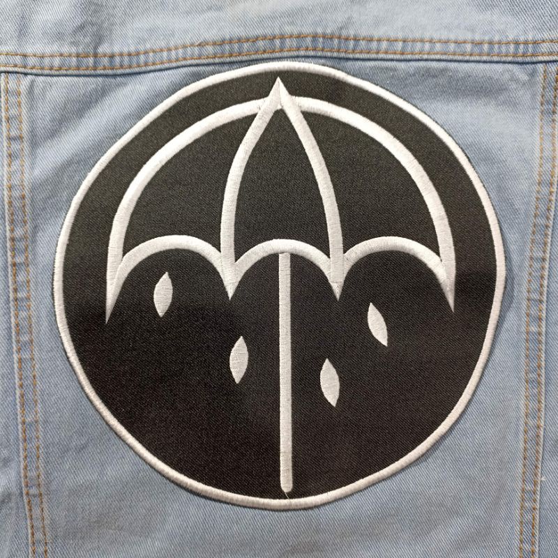 Backpatch Bordir Besar / Emblem bordir BMTH / Bring Me The Horizon Grosir best quality