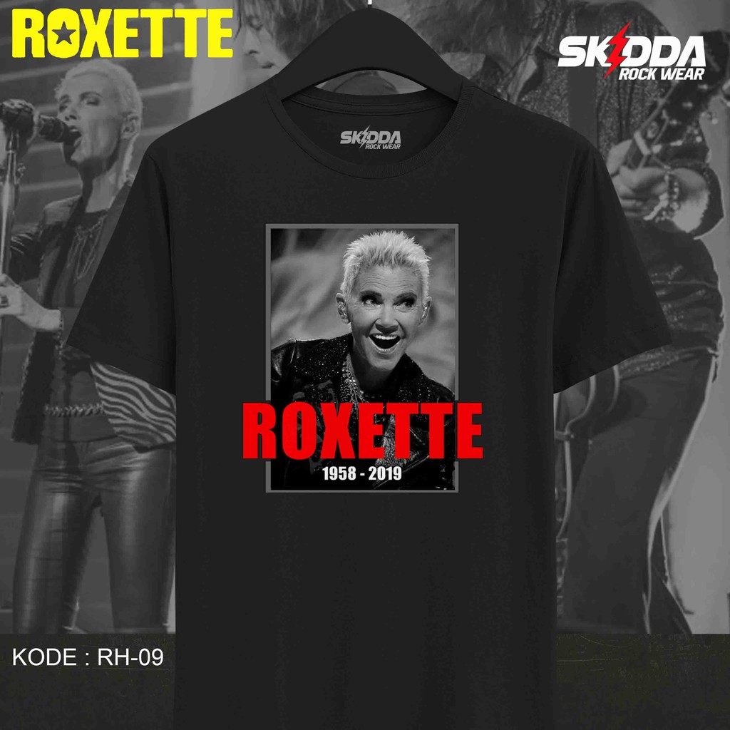 T Shirt Kaos Band ROXETTE - RH09 - Premium Black NSA