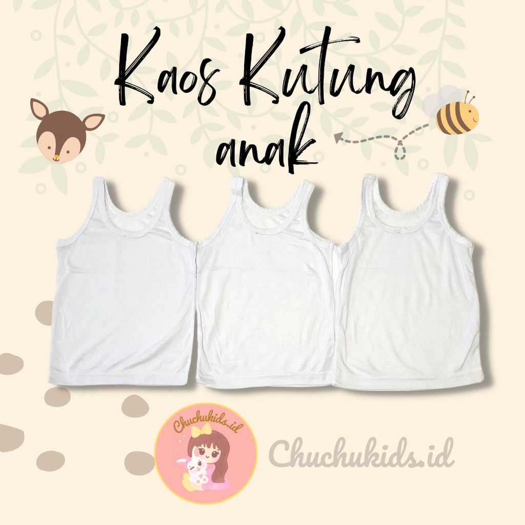 Singlet Bayi - Kutung Bayi - Singlet anak - Kutung Anak Singlet kaos dalam anak laki laki perempuan