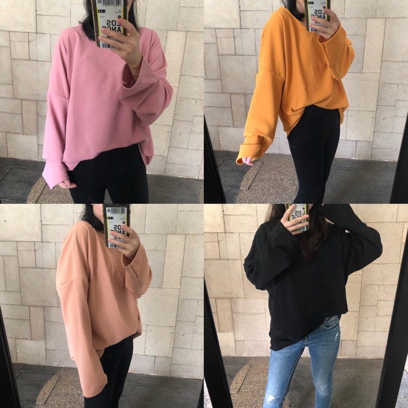 loose basic longsleeve KALLYOUTFIT