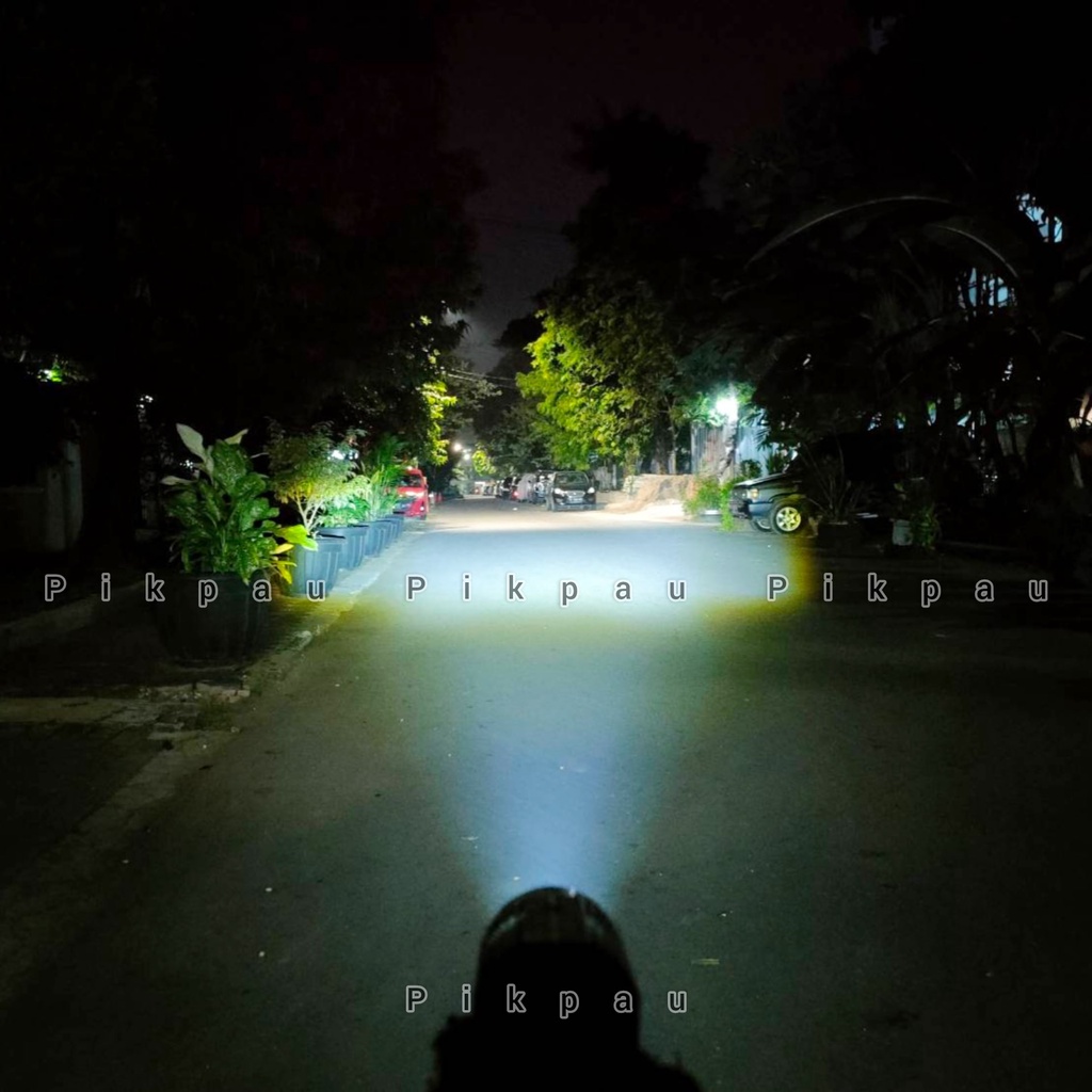 Lampu tembak Laser Sorot D2 mini Led 2 Mode Jauh Dekat High Low Putih Putih Sangat Terang Waterproof Untuk Motor Mobil