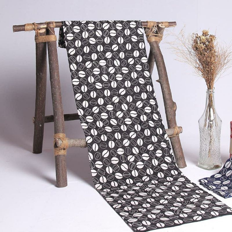 

batik cap tradisional hitam