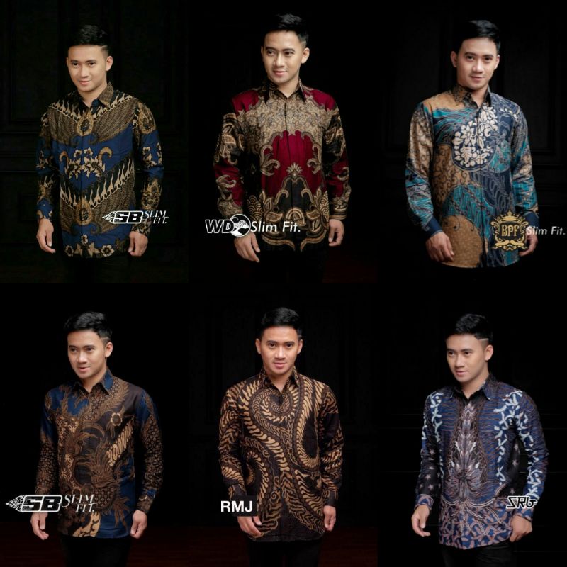 NEW ARRIVAL DISTRO BATIK PRIA BORDIR SOGAN HRB026 BATIKAF