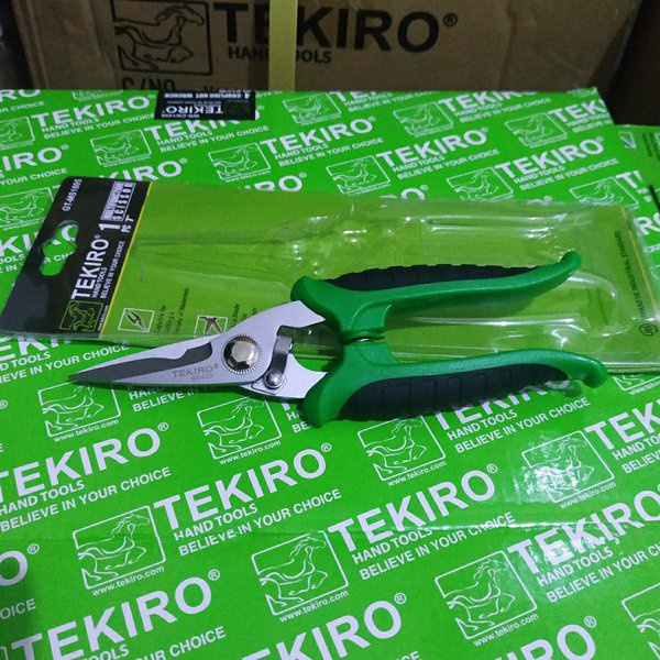 TEKIRO MULTIFUNCTION SCISSOR 7 inch GUNTING MULTIFUNGSI 7” Gagang PlastikGT-MS1805